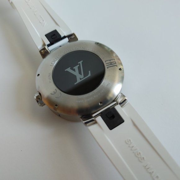 Louis Vuitton Tambour Horizon Stainless Steel Rubber belt Qa004 Unisex main image 6